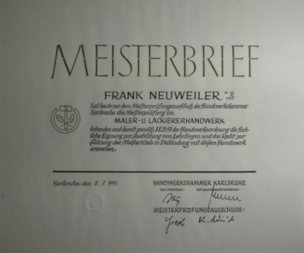 Meisterbrief